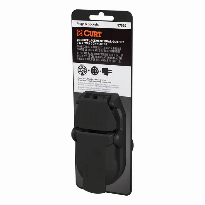 Dual-Output 7 & 4-Way Connector