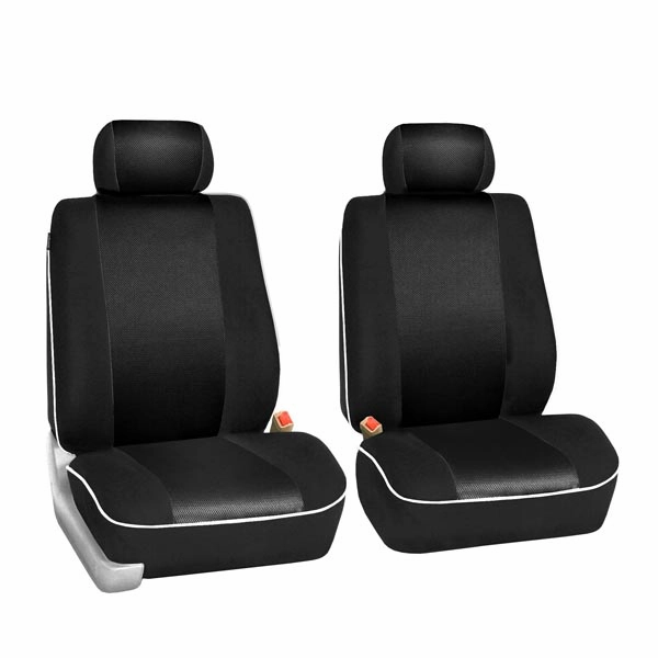 Edgy Piping Seat Covers - Full Set Black