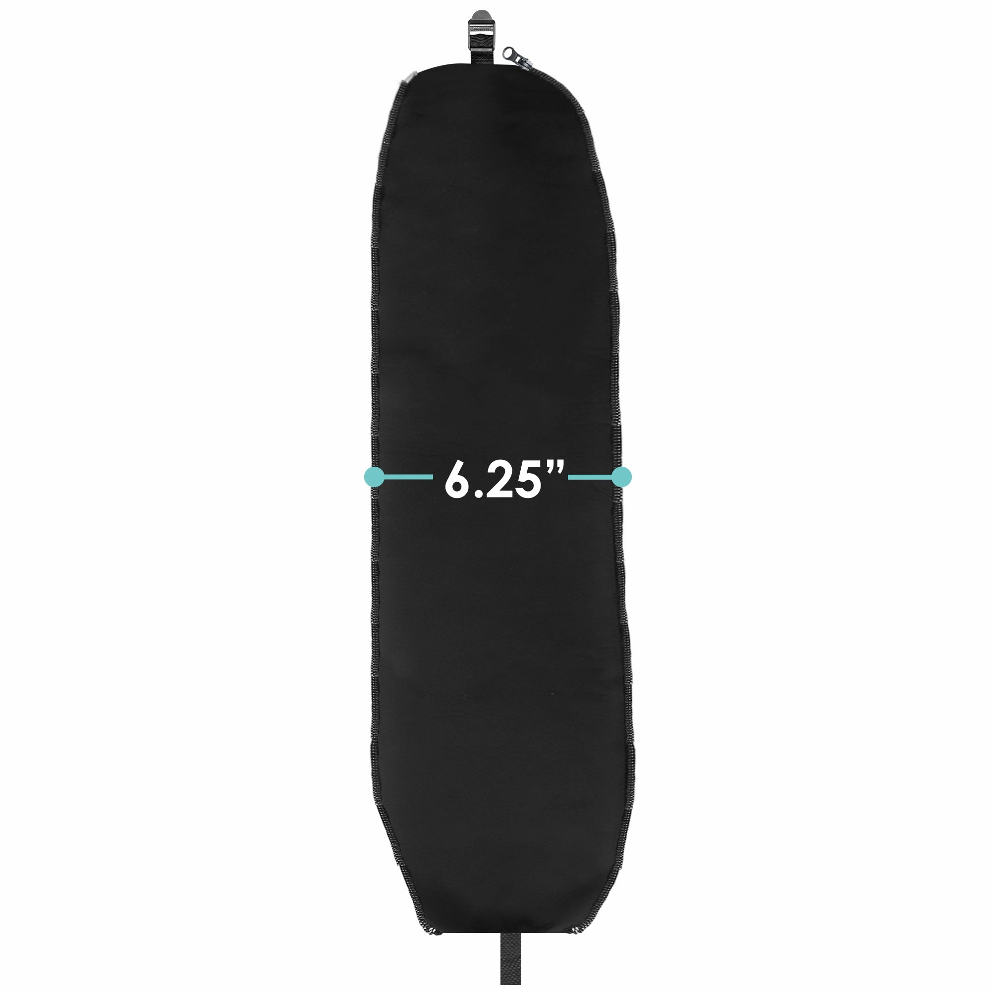 Fabric Extension Pieces for Split Bench Car Seat Covers Black - Flat Cloth