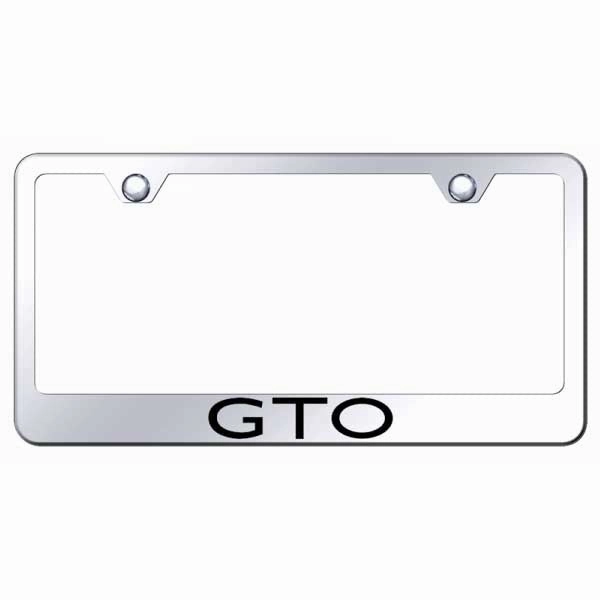 GTO Stainless Steel Frame - Laser Etched Mirrored