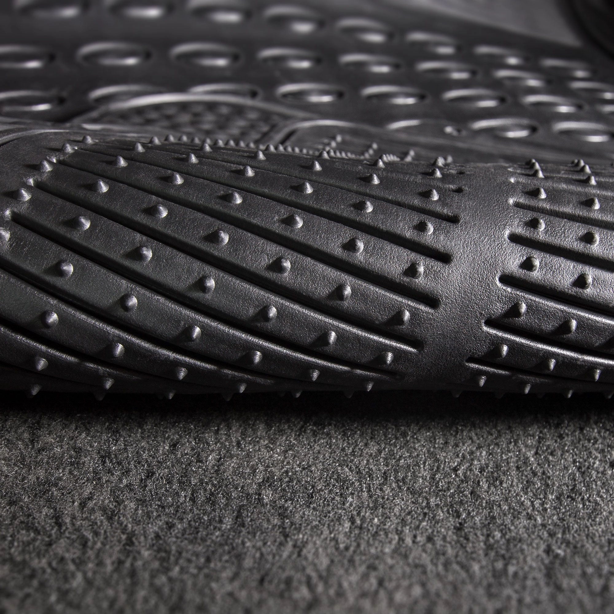 High Quality ClimaProof Trimmable Non-Slip Vinyl Floor Mats - Rear Beige