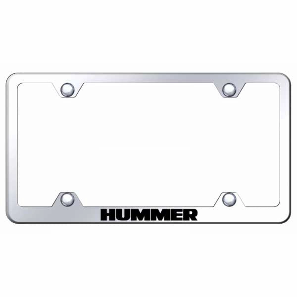 Hummer Steel Wide Body Frame - Laser Etched Mirrored