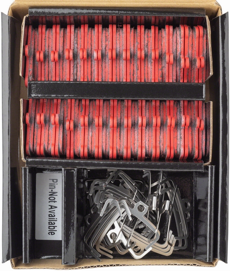 Jagwire Sport Semi-Metallic Disc Brake Pads for SRAM Guide RSC, RS, R, Avid Trail: Box of 25 Pairs