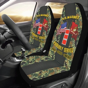 M.Corps W-4 Chief Warrant Officer 4 CW4 M.Corps CW4 Warrant Officer Car Seat Covers (Set of 2)