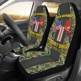 M.Corps W-5 Chief Warrant Officer 5 CW5 M.Corps CW5 Warrant Officer Car Seat Covers (Set of 2)