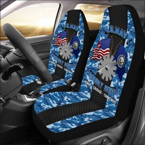Navy Data Processing Technician Navy DP Car Seat Covers (Set of 2)