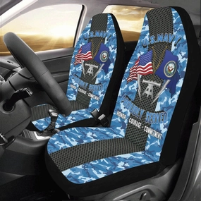 Navy Fire Controlman Navy FC Car Seat Covers (Set of 2)