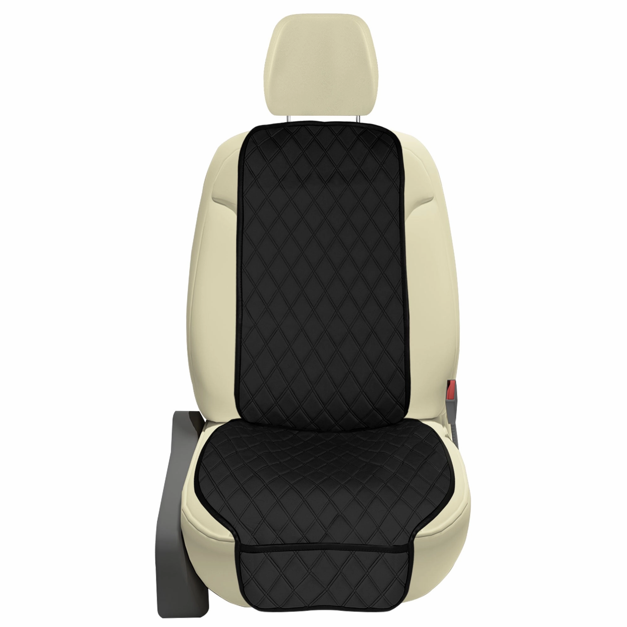 NeoSupreme Seat Protectors - Front Set - 1pc Solid Black