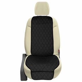 NeoSupreme Seat Protectors - Front Set - 1pc Solid Black