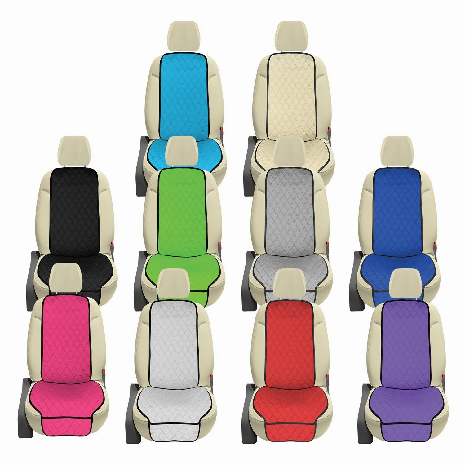 NeoSupreme Seat Protectors - Front Set - 1pc Solid Blue