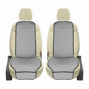 NeoSupreme Seat Protectors - Front Set - 2pc Solid Gray