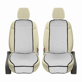 NeoSupreme Seat Protectors - Front Set - 2pc Solid White