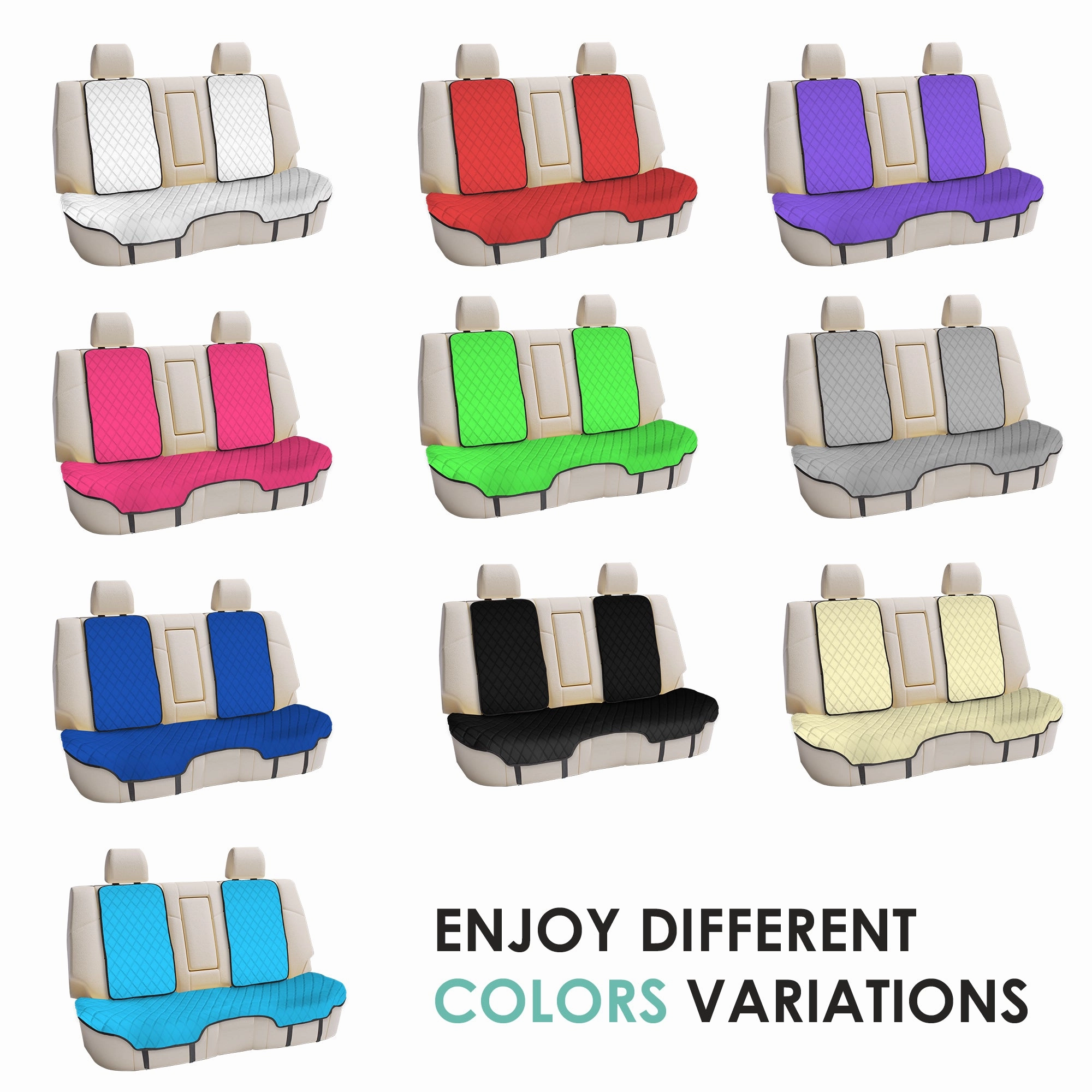 Neosupreme Seat Protectors - Rear Set Purple