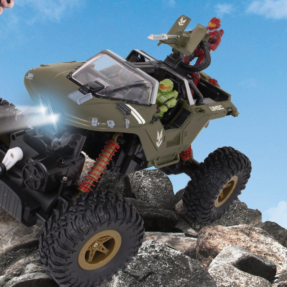 NKOK HALO Infinite RC UNSC Warthog 'Rock Hog' - Master Chief & Spartan - 2.4 GHz Remote Control Vehicle