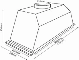 Parmco 520mm Intergrated Turbo Pak Plus