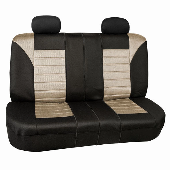 Premium 3D Air Mesh Seat Covers - Rear Beige