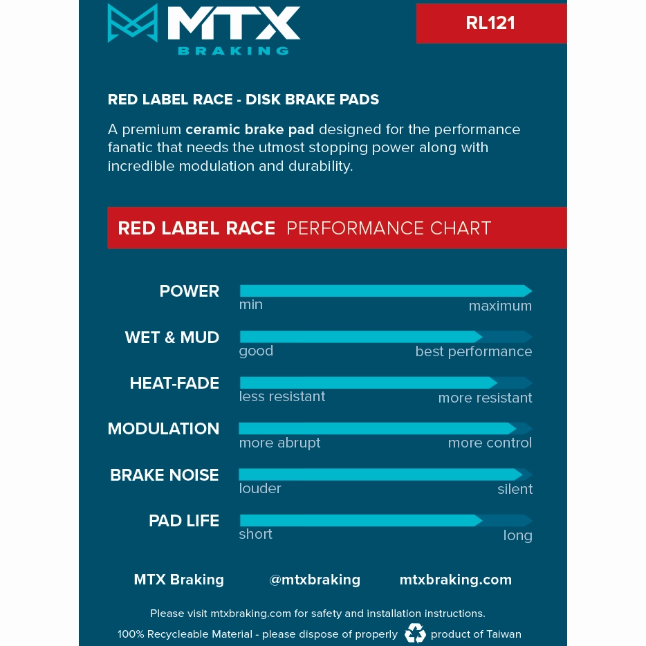Red Label RACE Shimano XT/XTR 2-piston