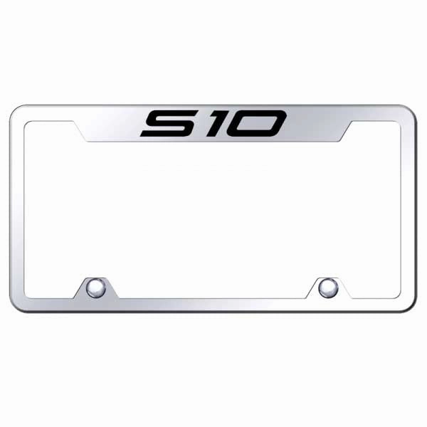 S-10 Steel Truck Cut-Out Frame - Laser Etched Mirrored