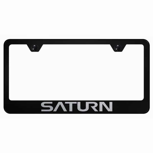 Saturn Stainless Steel Frame - Laser Etched Black