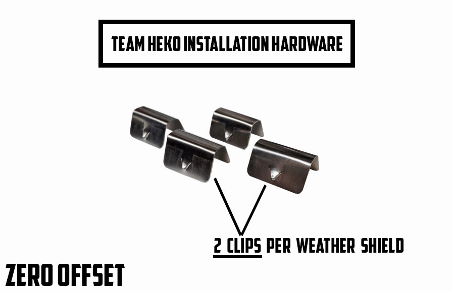Slim-line Weather Shields - Mercedes C Class W204 5 Door Wagon 07-13