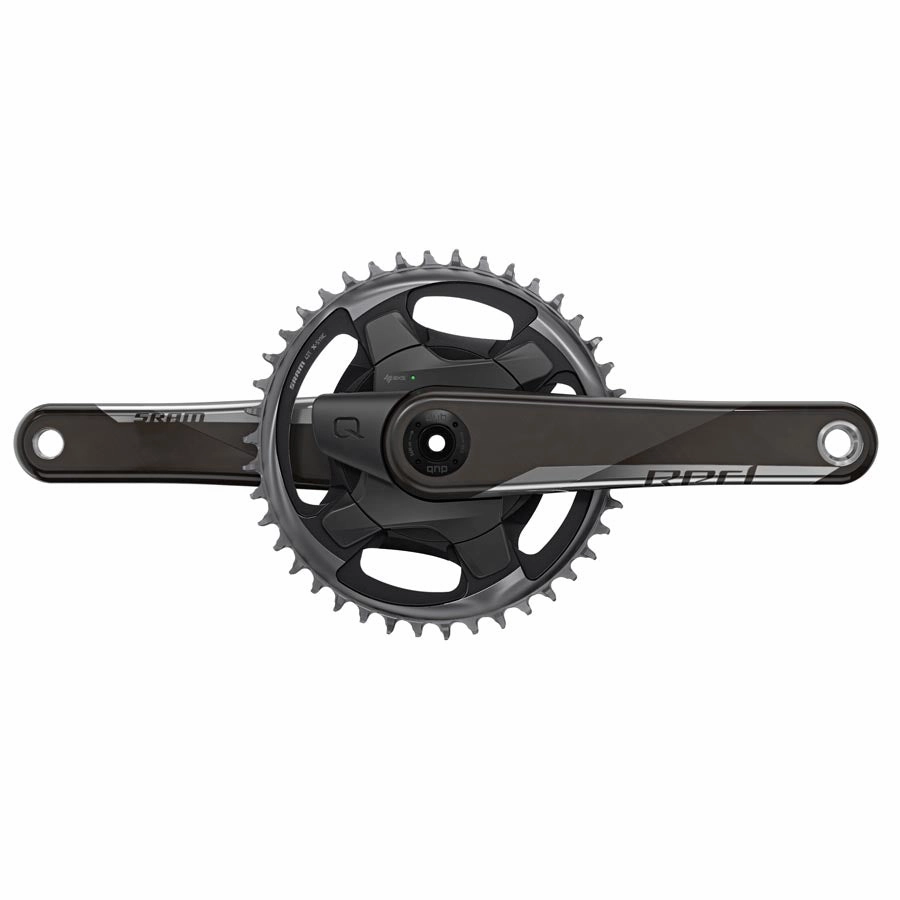 SRAM Red 1 AXS Quarq Power Meter Crankset Speed: 12 Spindle: 28.99mm BCD: Direct Mount 46 DUB 175mm Black Road