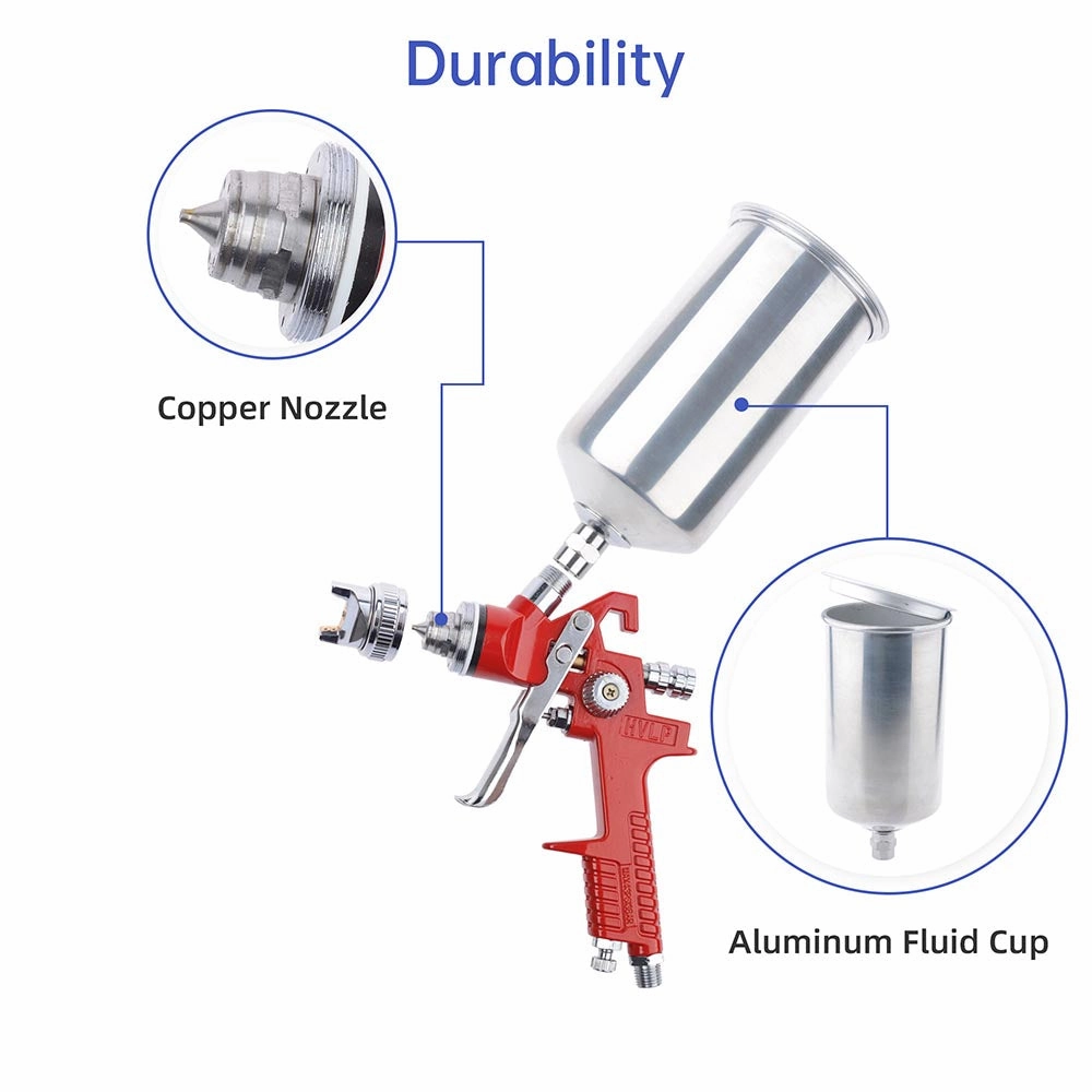 TheLAShop 1.4mm HVLP Spray Auto Paint 1L Gavity Feed Sprayer