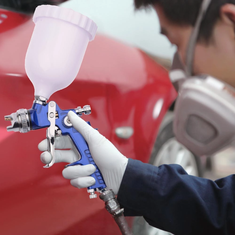 TheLAShop 2 Sprayer HVLP Spray Kit Auto Paint Gavity Feed