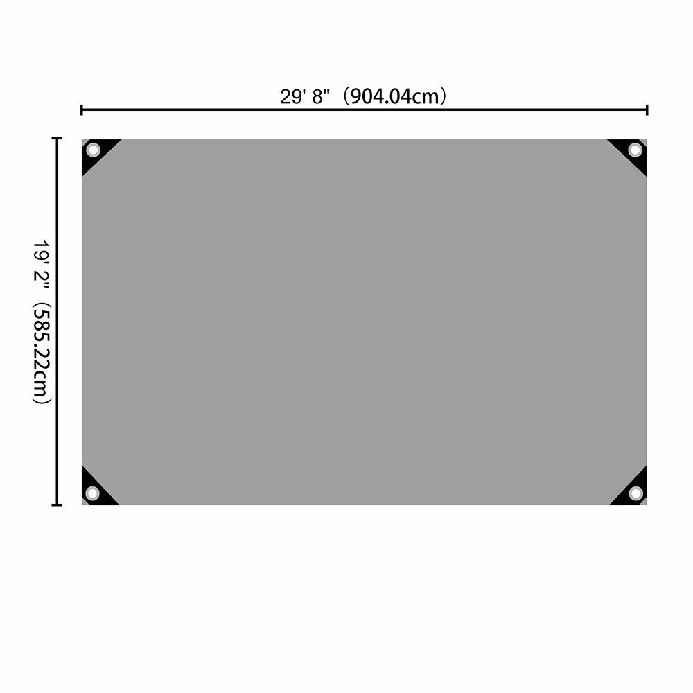 TheLAShop Heavy Duty Poly Tarp 14mil 220gsm Extra Thick Waterproof