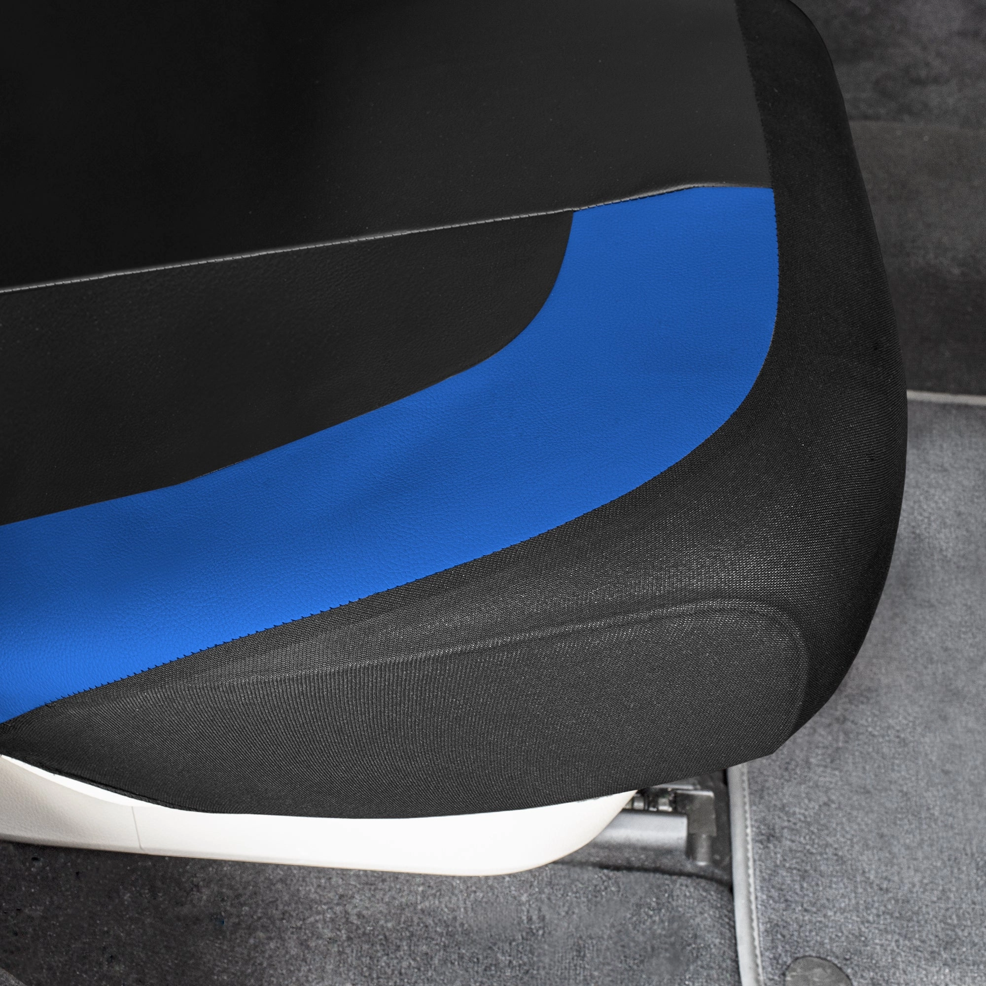 TLH Universal Fit Car Seat Cover - Full Set of Automotive Seat Covers Blue
