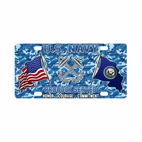U.S Navy Boatswain's Mate Navy BM - Classic License Plate