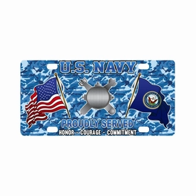U.S Navy Explosive Ordnance Disposal Navy EOD - Classic License Plate