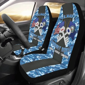 U.S Navy Logistics specialist Navy LS Car Seat Covers (Set of 2)