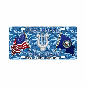 U.S Navy Musician Navy MU - Classic License Plate